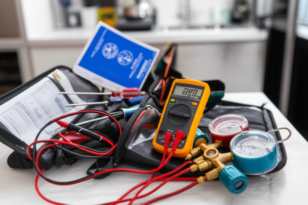 Professional appliance repair tools and equipment